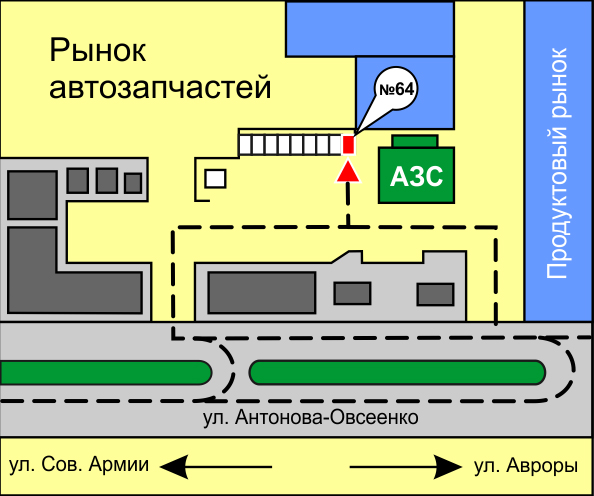 Схема проезда к дубликатам авто номеров в Самаре